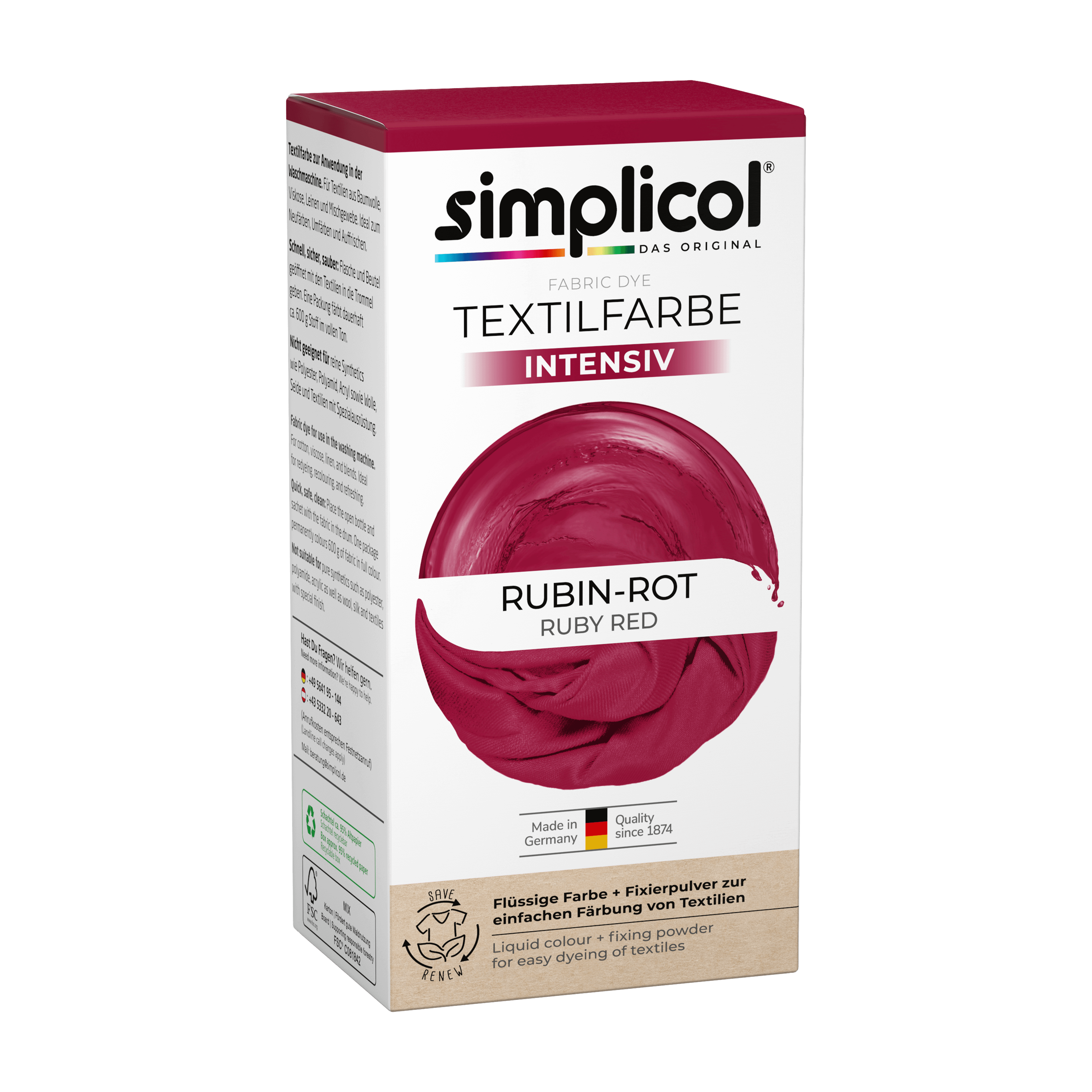 Simplicol Textilfarbe intensiv