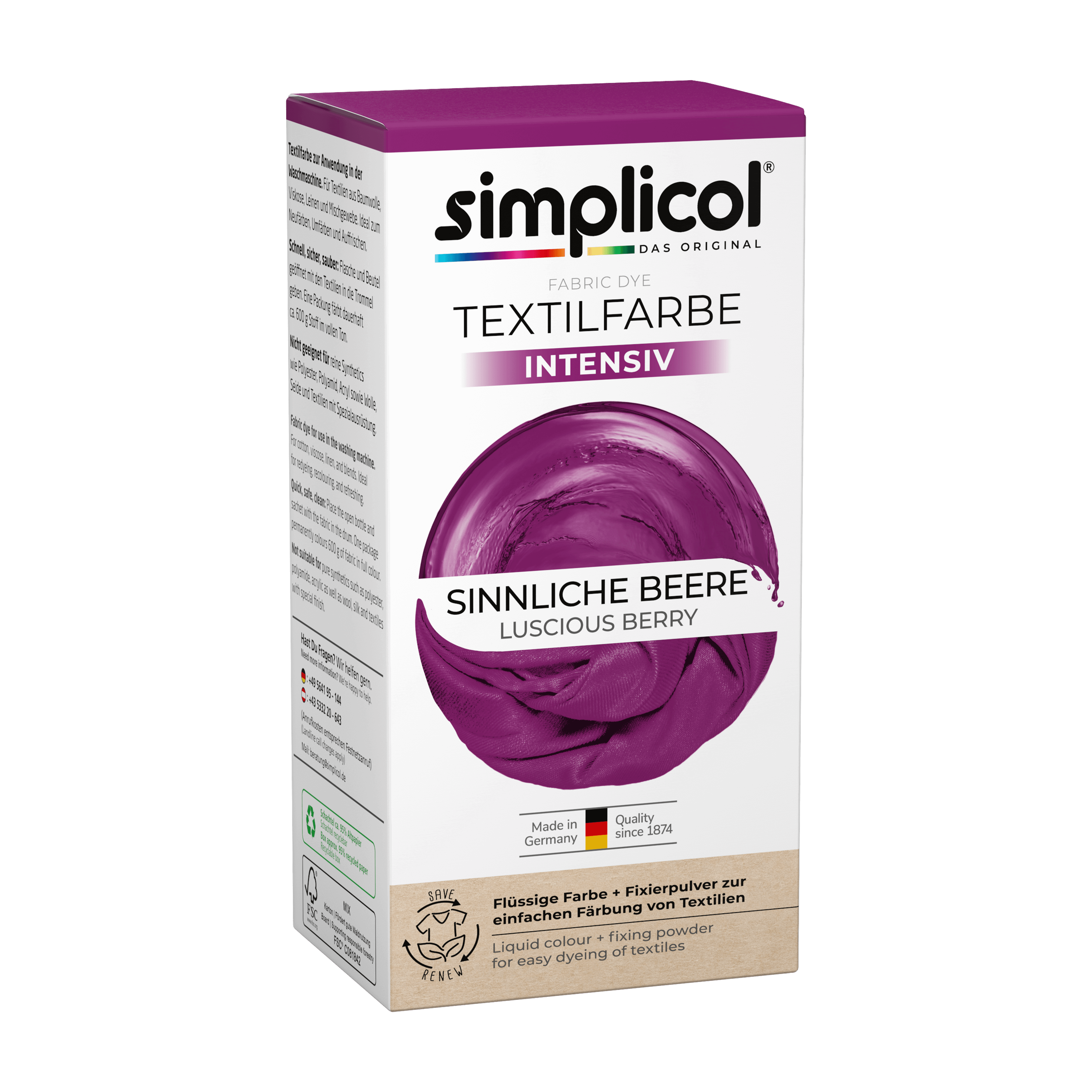 Simplicol Textilfarbe intensiv