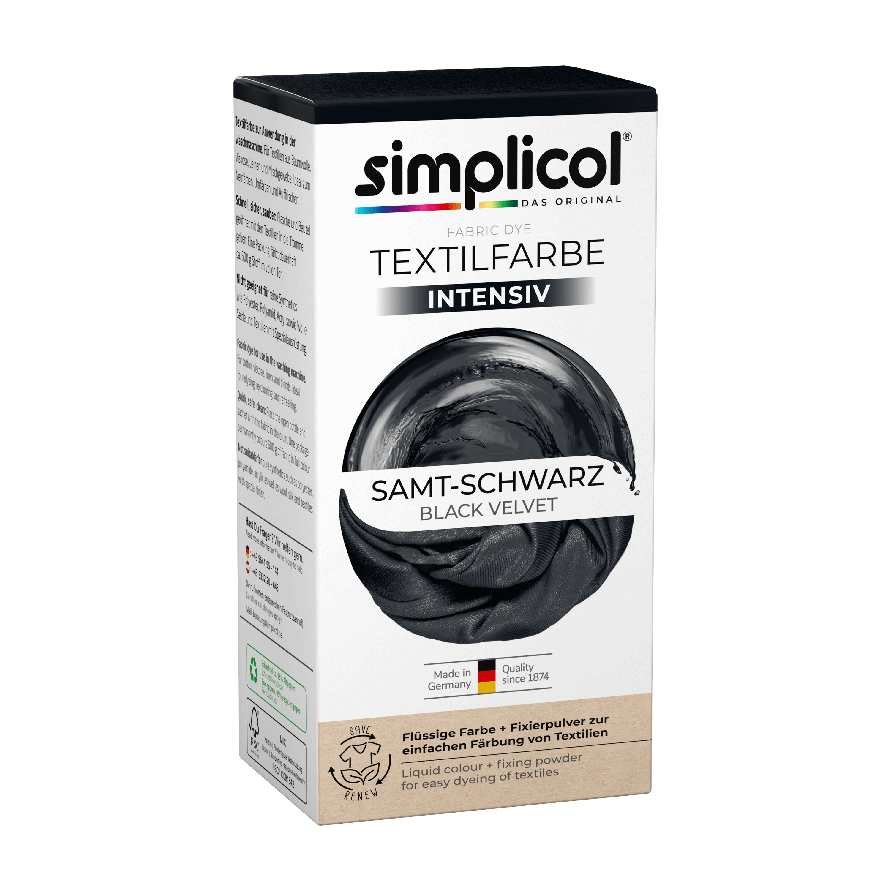 Simplicol Textilfarbe intensiv